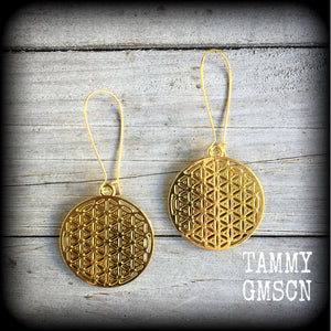 Flower of Life earrings