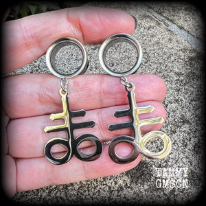 Sigil of Sulphur tunnels-Brimstone earrings