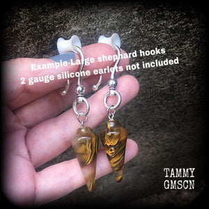 Agate earrings-Gemstone earrings