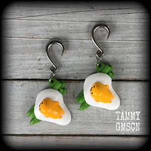 Gudetama earrings