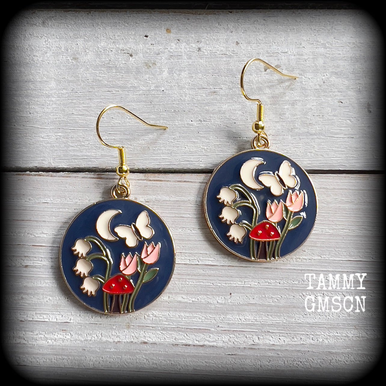 Toadstool earrings 